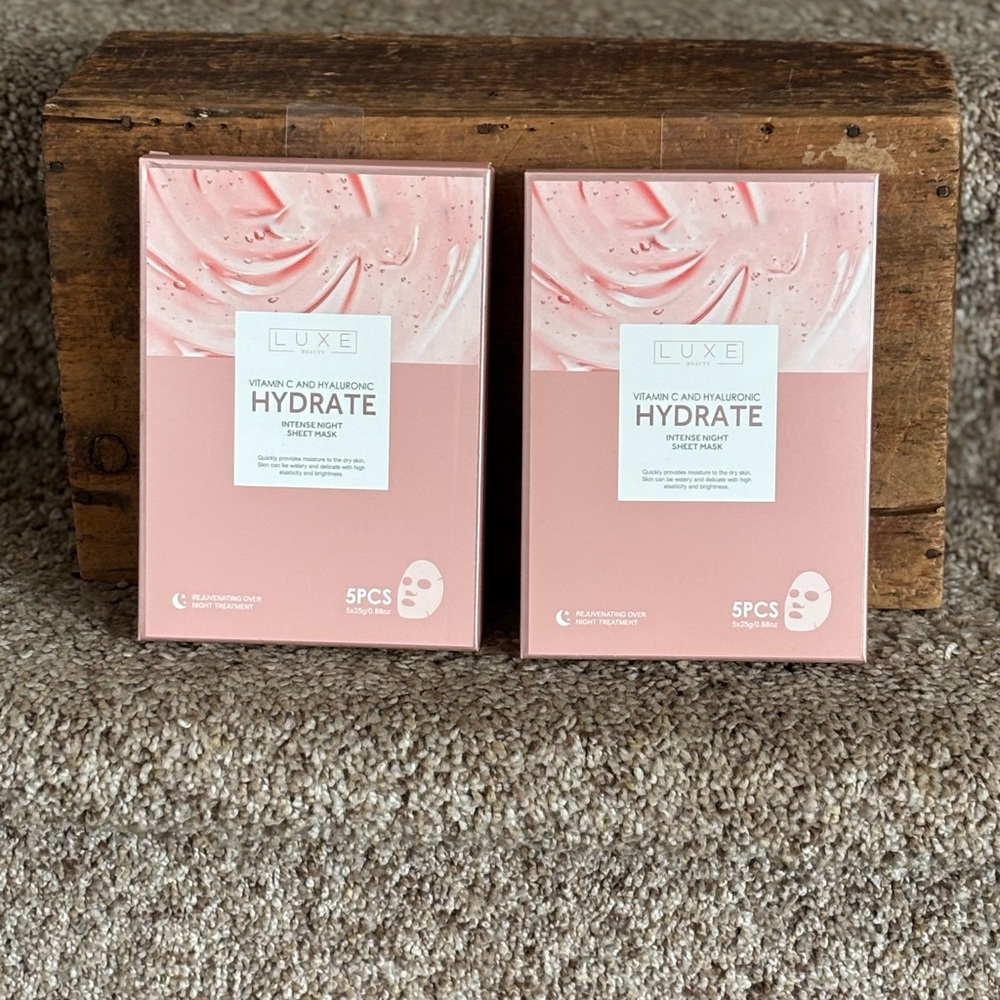 Luxe Pink Hydrate Face Mask Collection